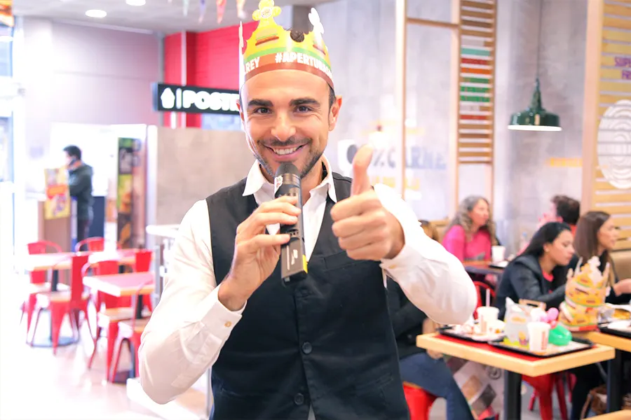 Burger King Presentador Animador
